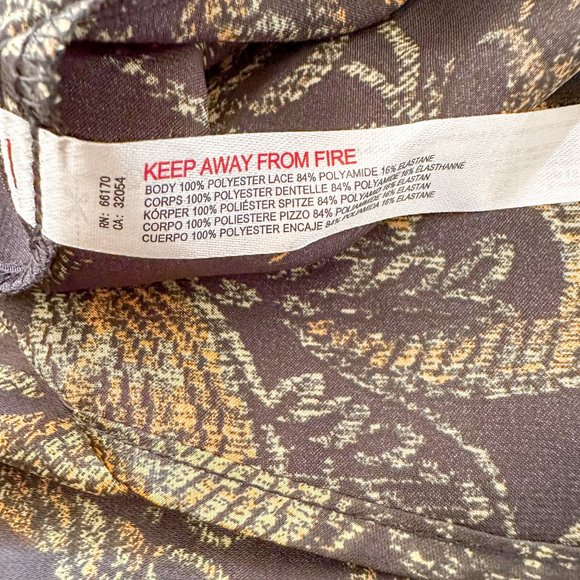 FREE PEOPLE Y2K Boho Butterfly Strappy Lace Detail Camisole Slip Vest Top NWT L - Picture 8 of 8